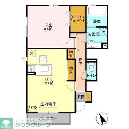 コスモ22の物件間取画像